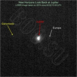 Юпитер «глазами» New Horizons